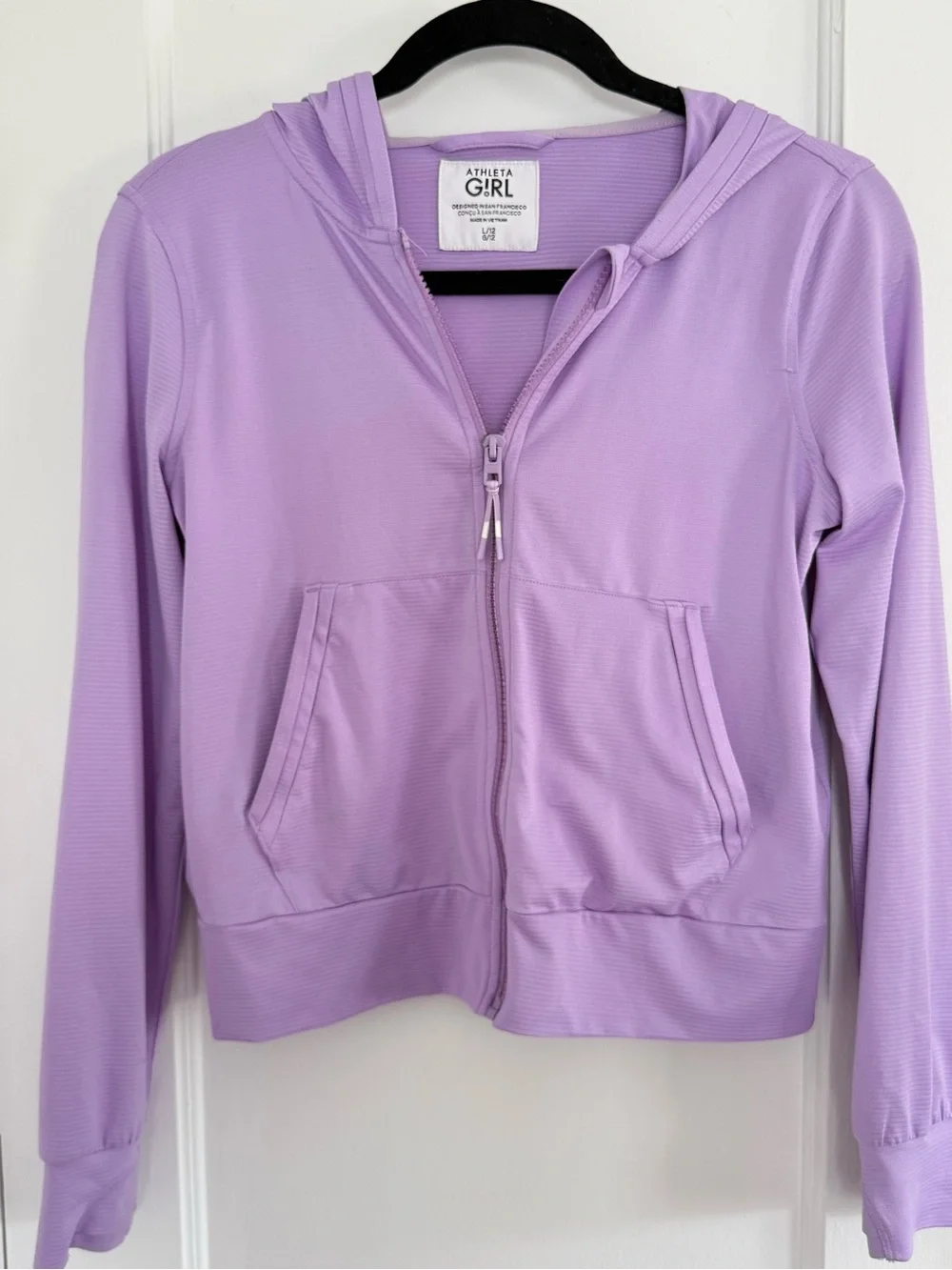 Athleta girl Bundle 2 Full Zip Hoodies, 1 High Rise Chit Chat Leggings Sz L/12